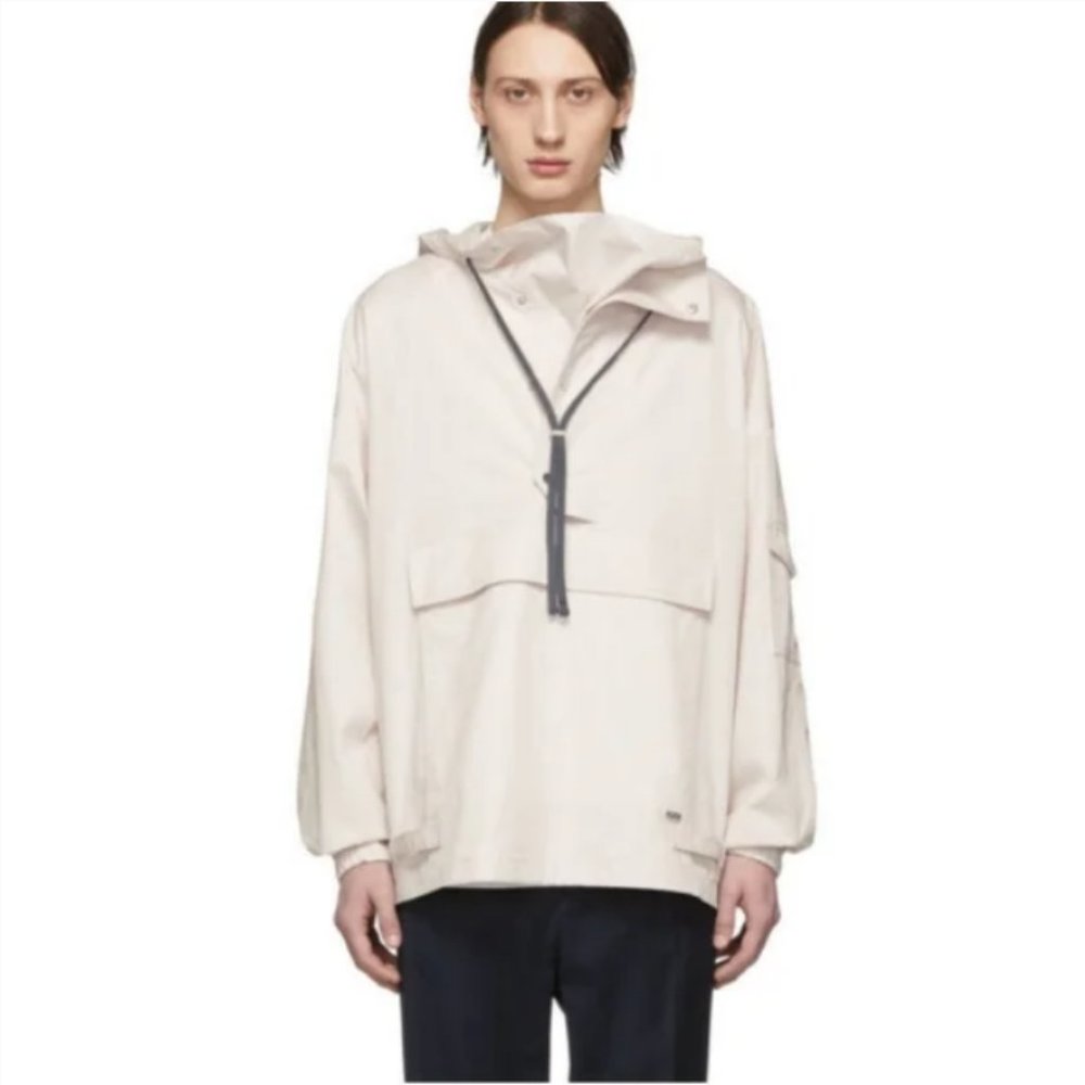Hugo Boss Pink Bentrio Oversized Windbreaker Jacket